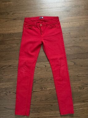 Women's Skinny Jeans - Red